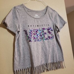 Justice shirt size 14/16